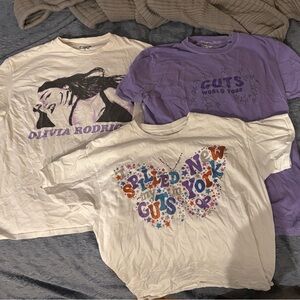 Olivia Rodrigo Guts shirt pack